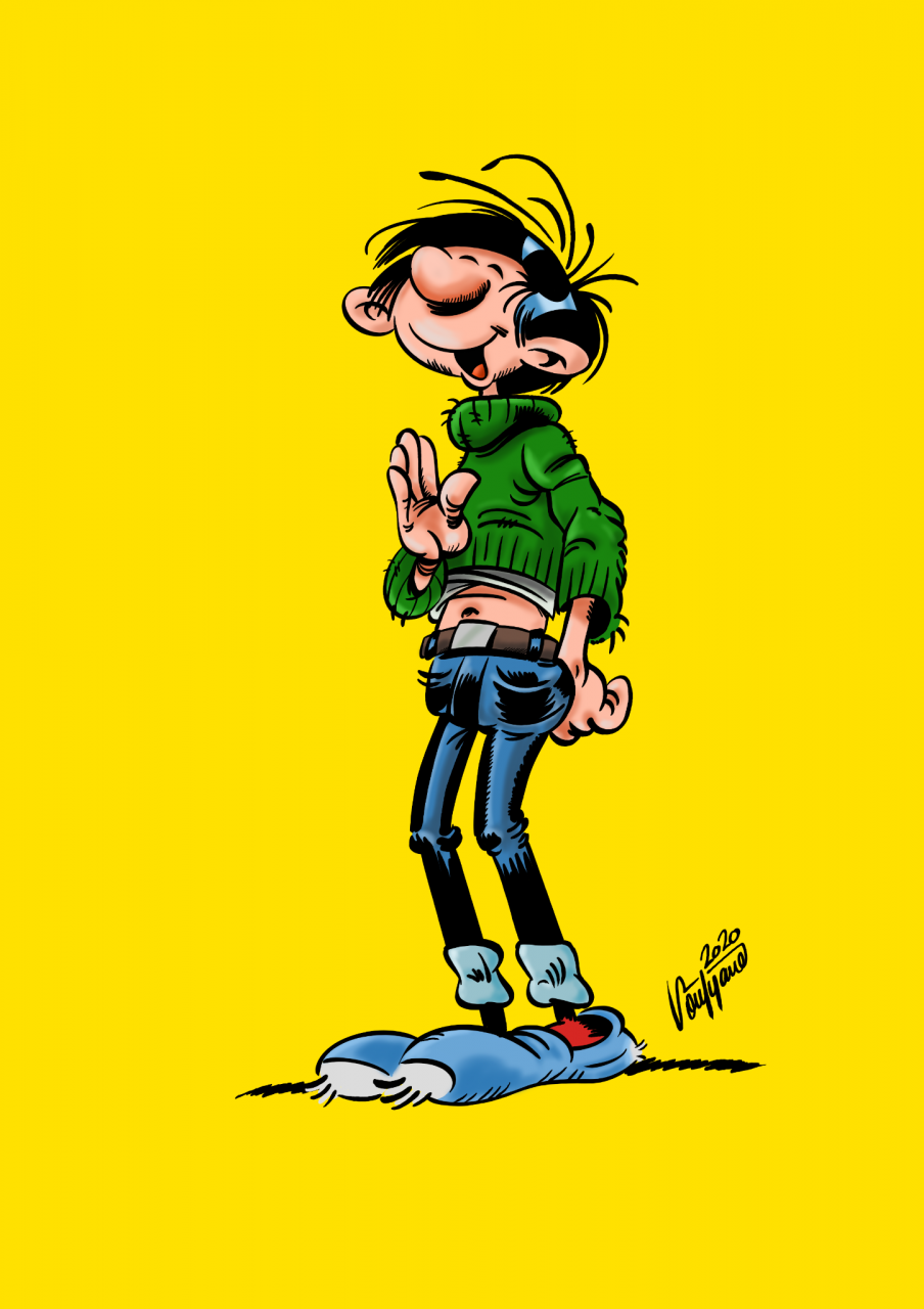 Gaston Lagaffe By Me.