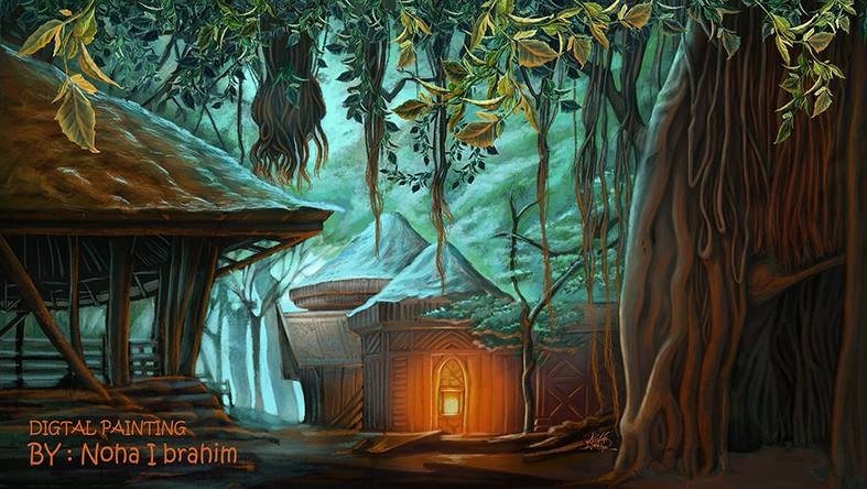 A house in the woods!