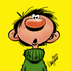 Gaston Lagaffe By Me.