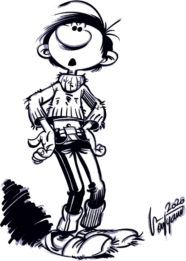 Gaston Lagaffe By Me.